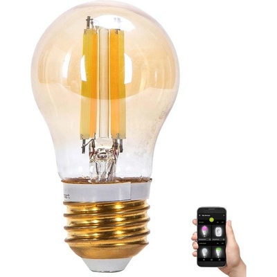 Aigostar B.V. LED Žiarovka FILAMENT G45 E27/4,5W/230V 2700-6500K