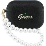 Guess Glitter Pearl Strap кейс за AirPods Pro 3 черен (GUAP3GLGPSK)