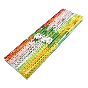 Koh-i-noor Krepový papír 9755 tečkovaný MIX souprava 10 barev