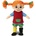 Pippi Мека кукла Pippi - Пипи Дългото чорапче, 30 cm (44371500)
