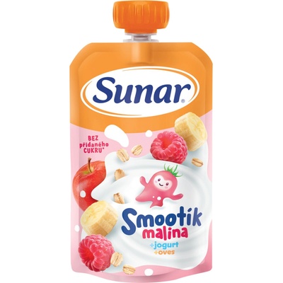 Sunar Smootík vrecko Malina jogurt ovos 120 g