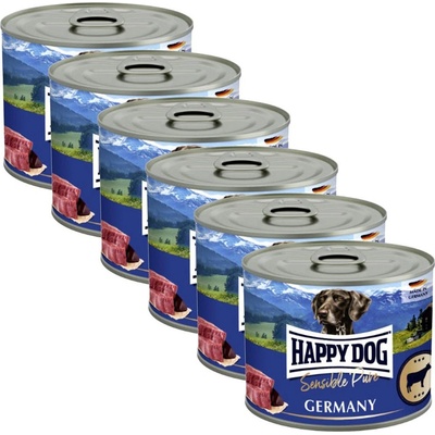 Happy Dog Rind Pur Germany hovädzie 6 x 200 g