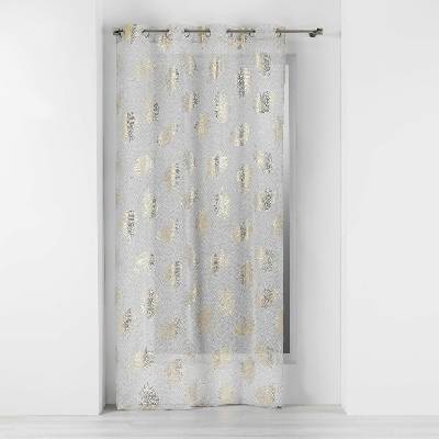 Záclona v béžovej a zlatej farbe 140x280 cm Sunny – douceur d'intérieur