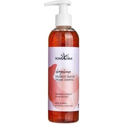 Soaphoria Hair Care tekutý organický šampon pro normální vlasy bez lesku ShinyShamp 250 ml
