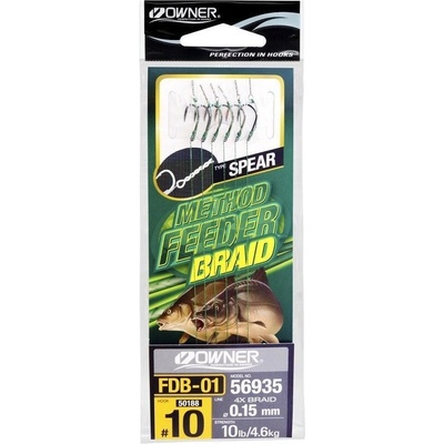 Owner feederové návazce FDB-01 vel.10 0,15mm 6ks