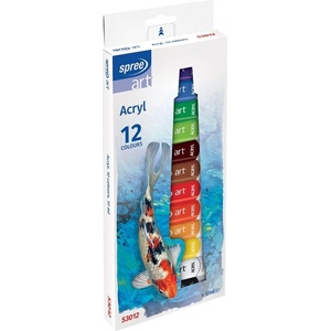 Spree Акрилни бои SPREE Art - 12 цвята х 12 ml