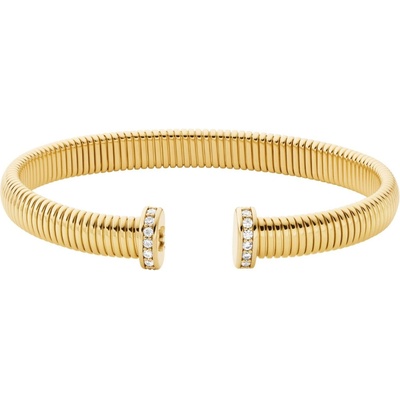 Michael Kors Pozlátený otvorený náramok pre ženy MKJ8624710