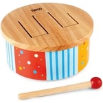 Bigjigs Toys Дървено барабанче - Дъга (t0211)