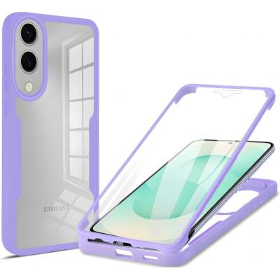 Techsuit Калъф Techsuit ColorVerse + защитно фолио за Samsung Galaxy S25 Edge - Лилав KP37018