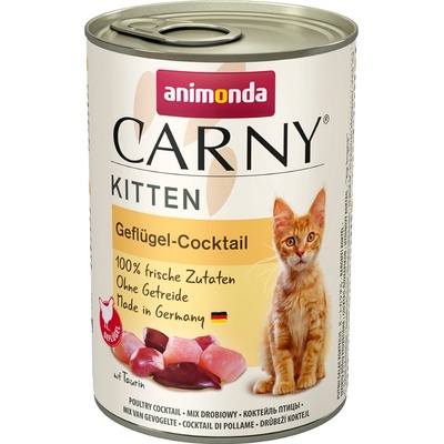 Animonda Carny Kitten hydinový koktejl 24 x 400 g