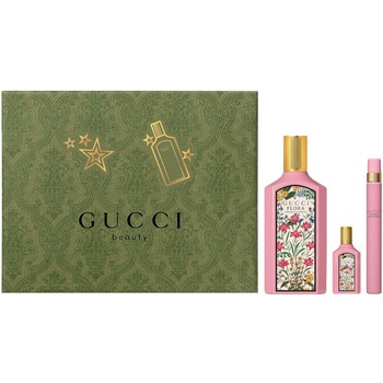 Gucci Flora by Gucci Gorgeous Gardenia EDP 100 ml + EDP 10 ml + EDP 5 ml darčeková sada