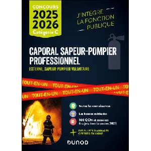 Concours Caporal sapeur-pompier professionnel 2025-2026 (2025)