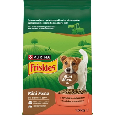 Friskies Mini Menu s hovädzím 1,5 kg