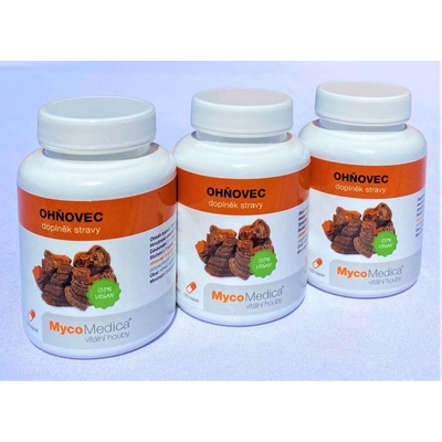 MycoMedica Ohňovec 3 x 120 kapslí
