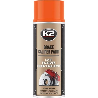 K2 brake caliper paint 400ml pomarańczowy