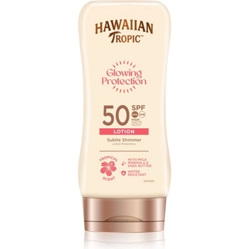 Hawaiian Tropic Glowing Protection Sunscreen Lotion мляко за загар SPF 50 170ml