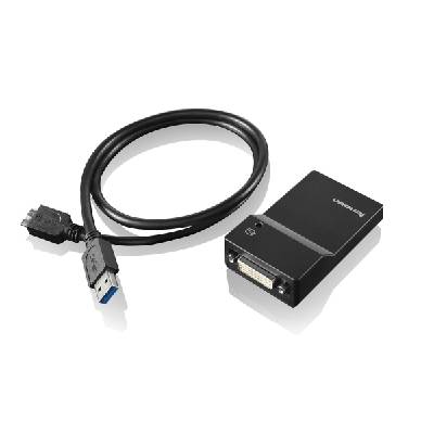 USB 3.0 - DVI/VGA USB графичен адаптер 2048 x 1152 пиксела Черен (0B47072)