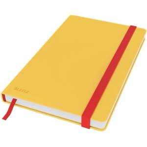 Leitz Тетрадки с подвързия LEITZ A/5 80 листа Cosy Soft Touch твърда подвързия топло жълто 44810019 (44810019)