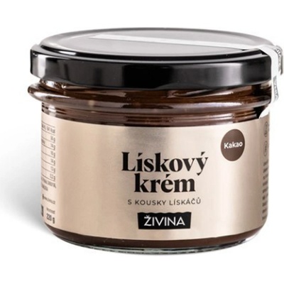 Živina Lieskový krém kakao s kúskami lieskačov 220 g