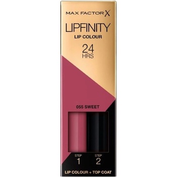 MAX Factor Lipfinity Дълготрайно течно червило, 055 Sweet, 2.3 ml