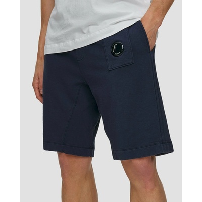 C.p. Company Malfilè Fleece Lens Sweatshorts V Tmavě Modré