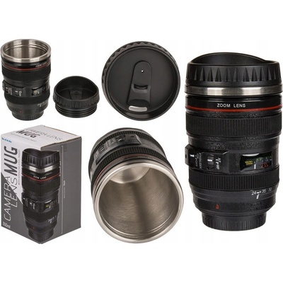 Lens Mug nerezový Hrnek pro fotografy objektiv 0,4 l – Zboží Dáma