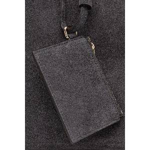 APC A. p. c. шопинг чанта дамска от велур le drummer (pxcal.f67057)