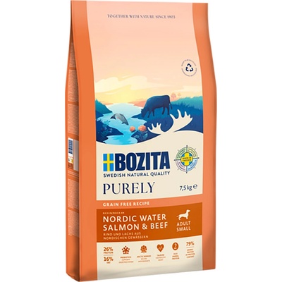 Bozita Grain Free Salmon & Beef Small 7,5 kg