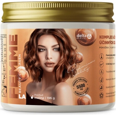Delta La Femme Beauty Collagen 5 500 mg prášok broskyňa 196 g