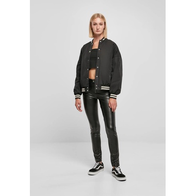Urban Classics Дамско колежанско яке в черен цвят Urban Classics Ladies College JacketUB-TB5082-00007 - Черен, размер S