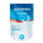 ASTERA Комбинирани клечки за зъби с конец Active+, 20 бр (10473277)