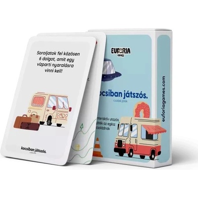 Eufória Еуфория - игра за в колата. семейна игра - на унгарски език (kj-425)