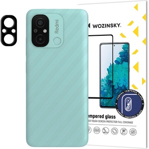 Wozinsky Закалено стъкло за камера 9H за Xiaomi Redmi 11A/Redmi 12C - Черен KP27687