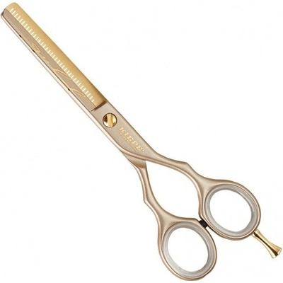 Kiepe Professional Luxury Premium 2471 5,5´ Gold efilační nůžky na vlasy 14,5 cm zlaté