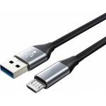 Montis Cable USB Montis USB-A - microUSB 2 m Black (MT049)