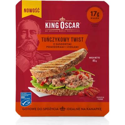King Oskar Tuniakový twist so sušenými paradajkami a bylinkami 85g