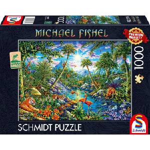 Schmidt Spiele Пъзел Schmidt от 1000 части - Островен рай (58611)