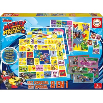 Educa Súbor hier Mickey a pretekári 8v1