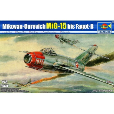 Trumpeter slepovací model Mikoyan-Gurevich MiG-15 bis Fagot-B 1:48
