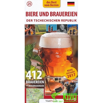 Pivo a pivovary Čech Moravy a Slezska kapesní průvodce německy