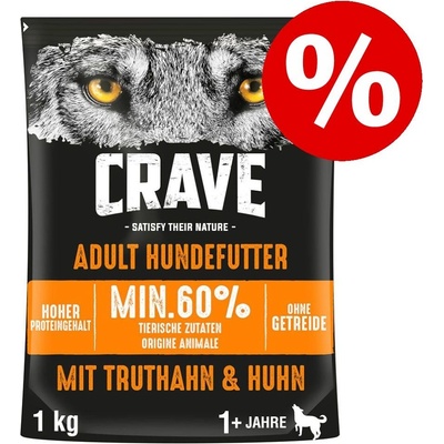 Crave Adult s krůtím a kuřecím 2,8 kg