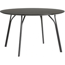 Woud Jídelní stůl "Tree", 120 cm, 3 varianty - Varianta: černá, černé nohy