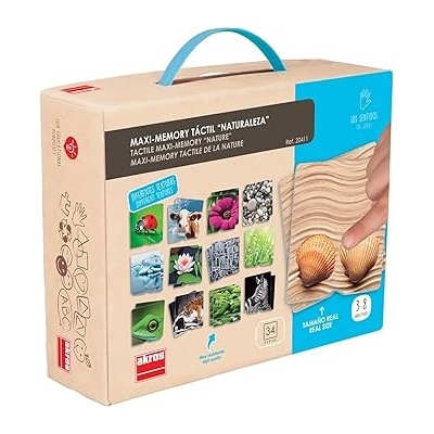AKROS Тактилна макси-памет „Природа - сензорна игра за памет и внимание