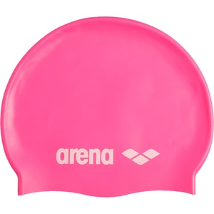 Arena Шапка за плуване Arena Classic Silicone Swim cap - Bright Pink - размер One Size (581-0005-1011)