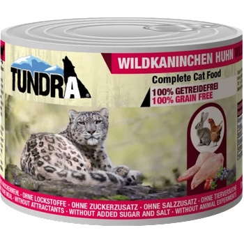 TUNDRA grain free - консерва за котки с дивеч, заек и пиле, БЕЗ ЗЪРНО, 400 гр, Германия - 713ve
