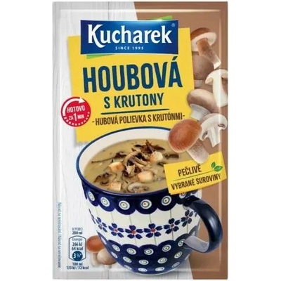 Kucharek instantní polévka houbová s krutony 15 g