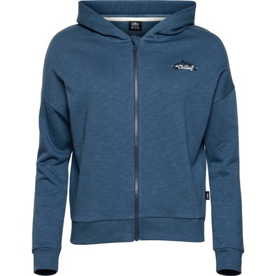 Chillaz Дамски суичър Chillaz Women's Attersee Mountain Flower Hoodie - Dark Blue - размер 44 (EU) (117-3608-0217)