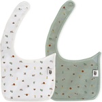 Interbaby Бебешки лигавници Interbaby - Granja Koala, 2 броя, зелени (BABE006-13) - baby