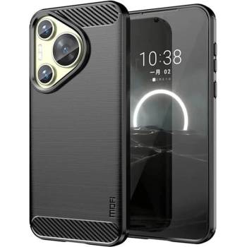GKK Противоударен Калъф за Huawei Pura 70, Premium Carbon Case, Черен (5906601895741)