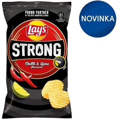 Lay's Max Strong vyprážané zemiakové lupienky s príchuťou chilli a limetky 120 g
